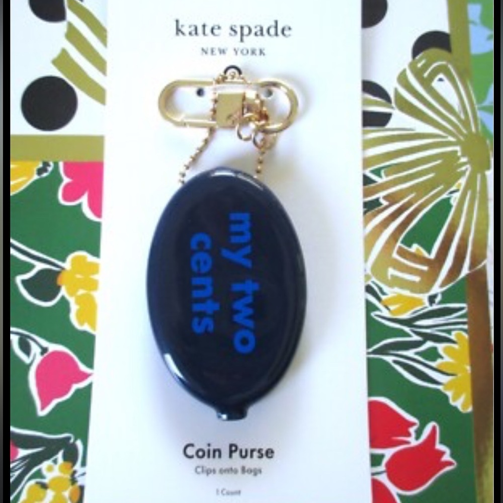 Kate Spade keychain Coin Purse new